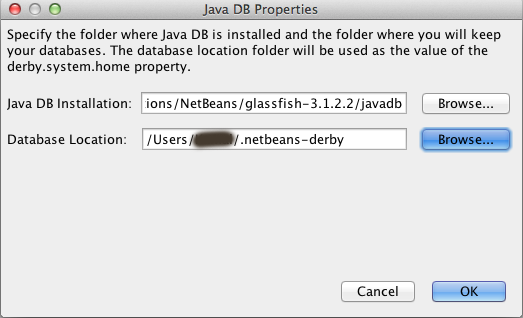 java db for mac os